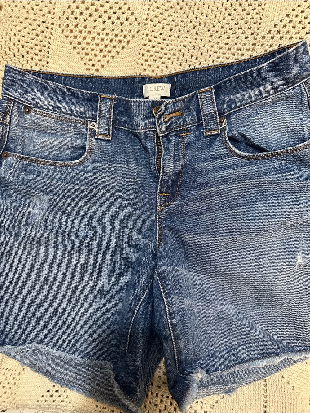 J. Crew Blue Denim Cutoff Shorts